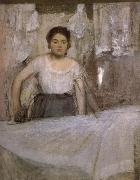 Edgar Degas Woman ironing painting